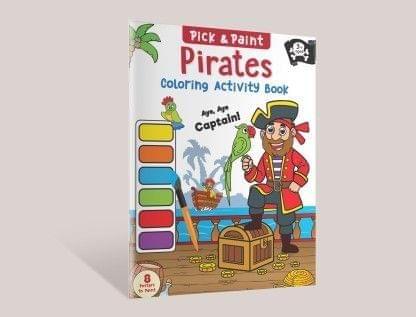 Pick and Paint Coloring Activity Book for Kids Pirate