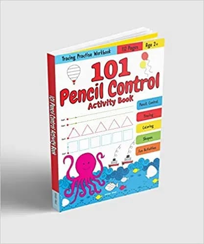 101 Pencil Control Activity Book For Kids Tracing Practise Book Age 2+