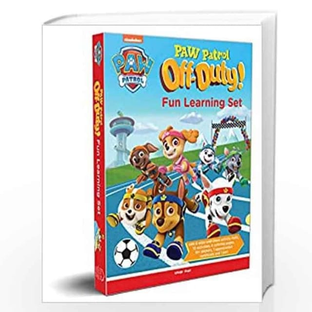 NICKELODEON PAW PATROL - PAW PATROL OFF DUTY! : FUN LEARNING SET (WITH WIPE AND CLEAN MATS, COLORING SHEETS, STICKERS, APPRECIATION CERTIFICATE AND PEN)