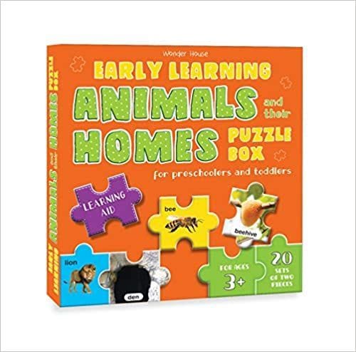 Early Learning Animals & Their Homes Puzzle Box For Preschoolers And Toddlers - Learning Aid & Educational Toy (Jigsaw Puzzle for Kids Age 3 and Above