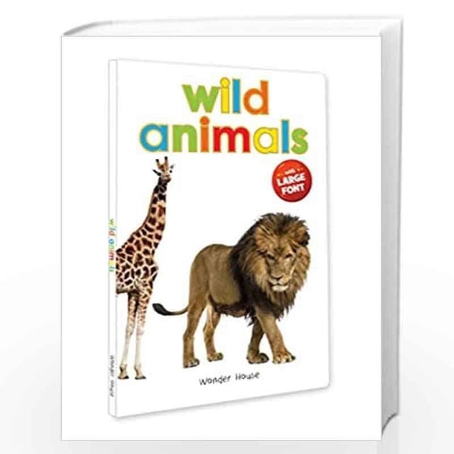 WILD ANIMALS - EARLY LEARNING BOARD BOOK