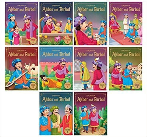 Witty Stories of Akbar and Birbal - Collection Of 10 Books: Illustrated Humorous Stories For Kids?