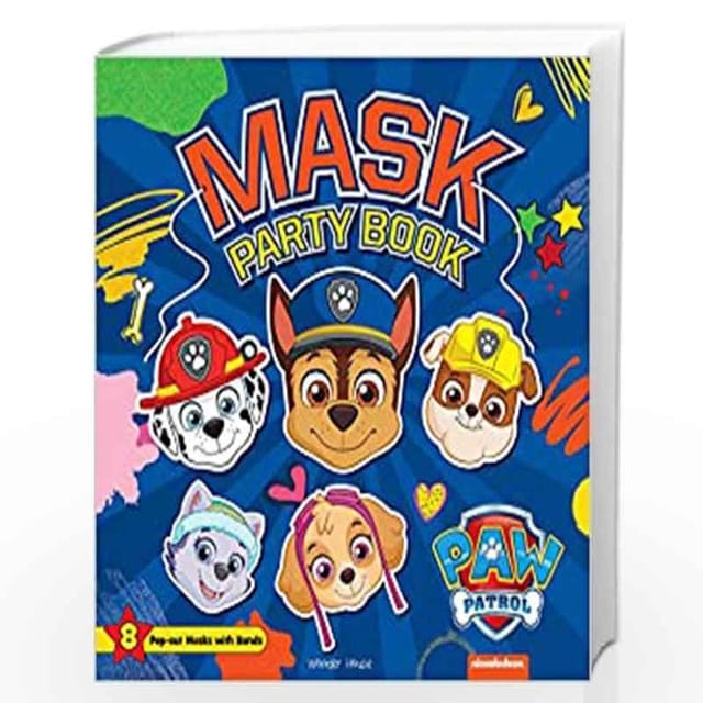 PAW PATROL MASK COLOURING BOOK: 8 POP-OUT MASKS WITH BANDS