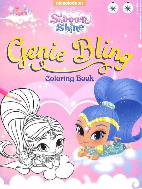 Shimmer & Shine : Genie Bling Coloring Book