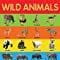 Wild Animals Chart - Early Learning Educational Chart For Kids: Perfect For Homeschooling, Kindergarten and Nursery Students