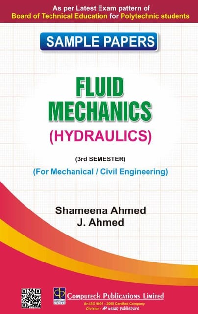 Sample Paper Fluid Mech./Hydraulics (3Rd Sem.)(Mech./Civ