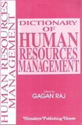 Dictionary of Human Resources Management