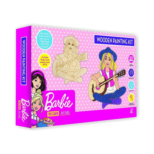 BARBIE WOODEN PAINTING KIT