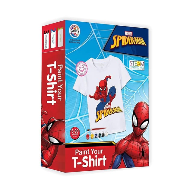 PAINT YOUR T SHIRT SPIDERMAN