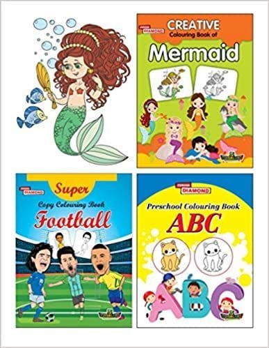 Creative Colouring Book 4 (Set Of 3 Books)