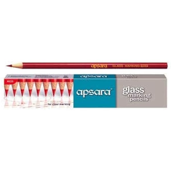 Apsara glass marking pencil red