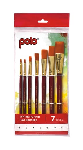 Polo Synthetic Round Brush Set of  7