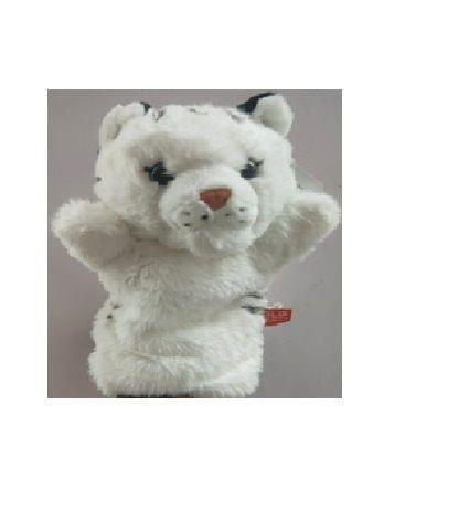 POLYESTER HAND PUPPET WHITE TIGER