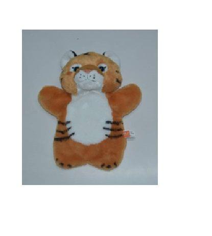 POLYESTER HAND PUPPET BROWN TIGER