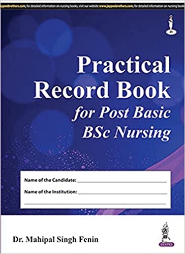 Prcatical Record Book For Post Basic Bsc Nursing