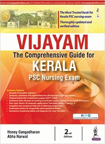 Vijayam : The Comprehensive Guide For Kerala Psc Nursing Exam