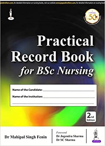 Practical Record Book For Bsc Nursing