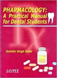 Pharmacology A Practical Manual For Dental Students