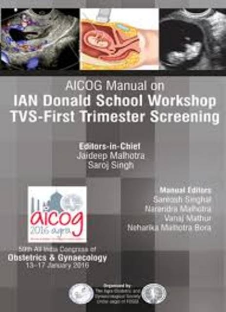 Aicog Manual on Ian Donald School Workshop Tvs-First Trimester Screening