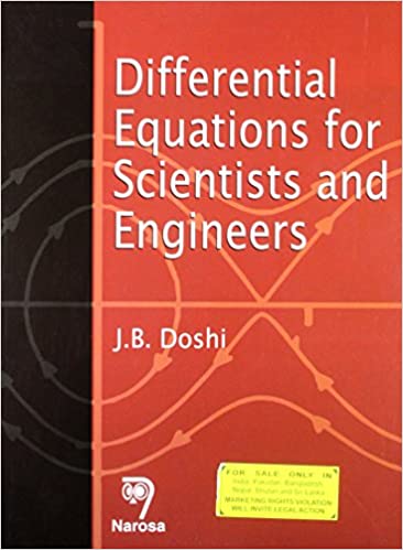 Differential Equations for Scientists and Engineers   342pp/PB