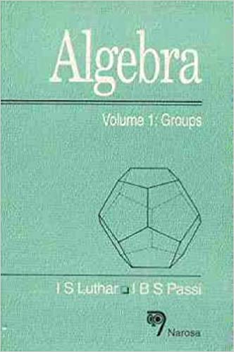 Algebra: Volume 1:Groups   280pp/PB