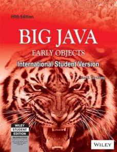 Big Java Early Objects, 5ed, ISV