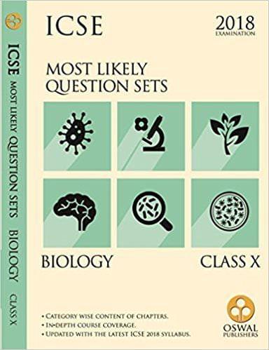 ICSE Most Likely Question Sets BIOLOGY 10