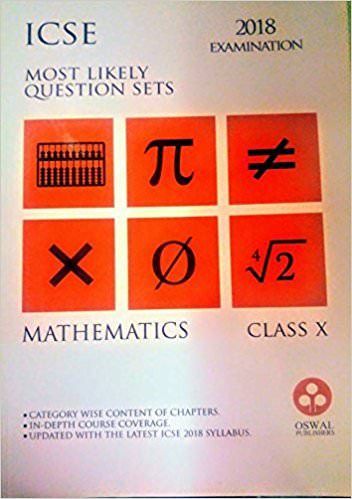 ICSE Most Likely Question Sets MATHEMATICS  10