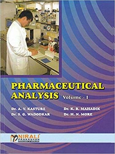 Pharmaceutical Analysis-I