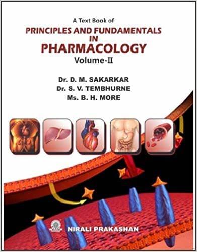 Principles of Fundamental Phrmacology(Vol. I)