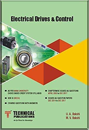 Electrical Drives and Control for AU (SEM-III MECH COURSE-2017)