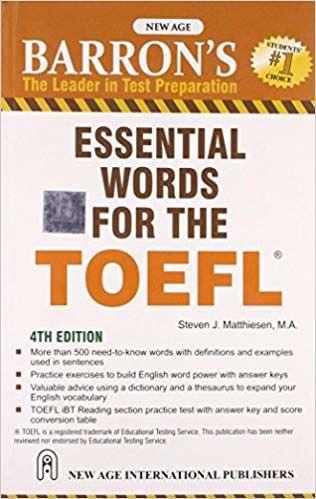 Barron`s Essential Words for the TOEFL