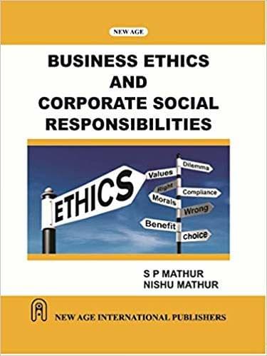 Business Ethics and Corporate Social Responsiblities