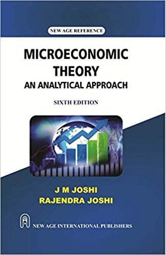 Microeconomic Theory: An Analytical Approach