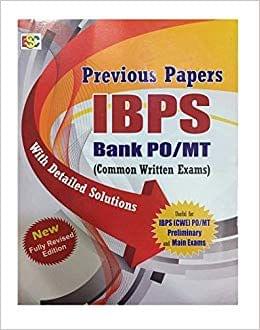 IBPS BANK PO/MT Previous Papers Common Written Exams New Edition  (English, Paperback, BSC)