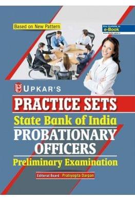 UPKAR PRAKASHAN PRACTICE SETS SBI P.O PRELIMINARY EXAMINATION