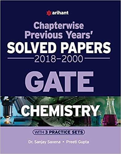 Chapterwise Solved Papers Chemistry GATE 2019