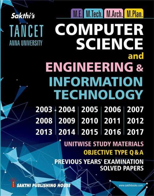 Tancet Computer Science and Engineering & Information Technology