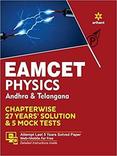 EAMCET Physics Andhra and Telangana Chapterwise 26 Years' Solutions and 5 Mock Tests