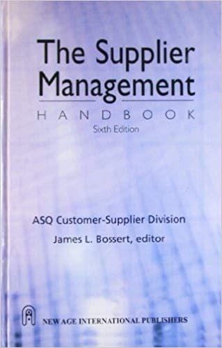 The Supplier Management Handbook