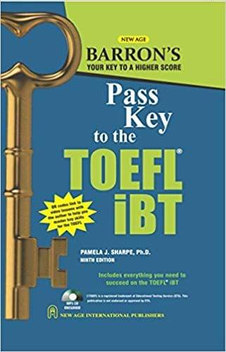 Barron's Pass Key to the TOEFL iBT