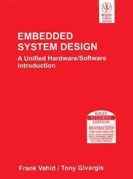 Embedded System Design A Unified Hardware Software Intro