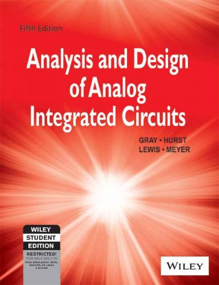 Analysis & Design Of Analog Integrated Cuircuits