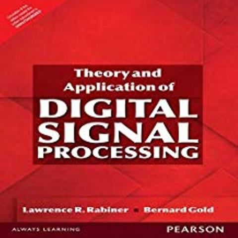 Theory & Applns. Of Digital Signal Processing