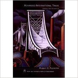 Advanced International Trade : Theory and Evidence