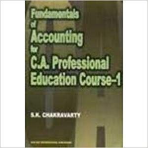 Fundamentals of Accountancy for C.A. Professional Education Course1