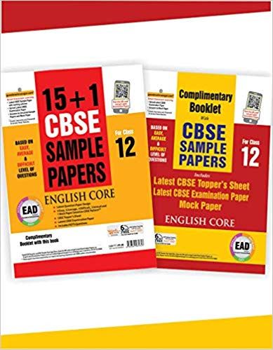 15+1 CBSE Sample Papers English Core Class 12