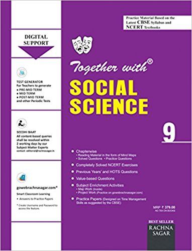 Together with CBSE/NCERT Practice Material Chapterwise for Class 9 Social Science for 2019 Examination